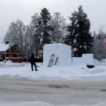 Början på skulptur